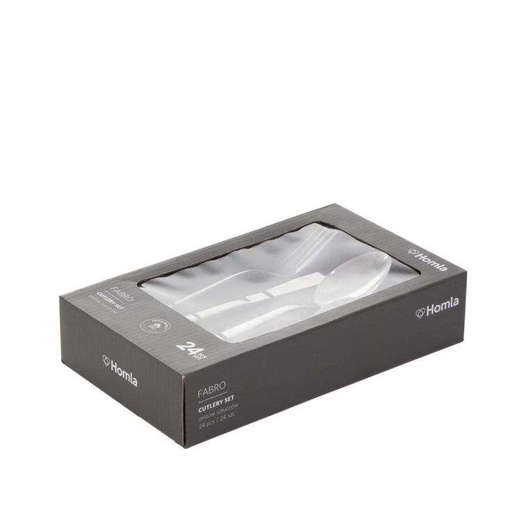 Homla, Fabro, zestaw sztućców, srebrnych, 24 szt.