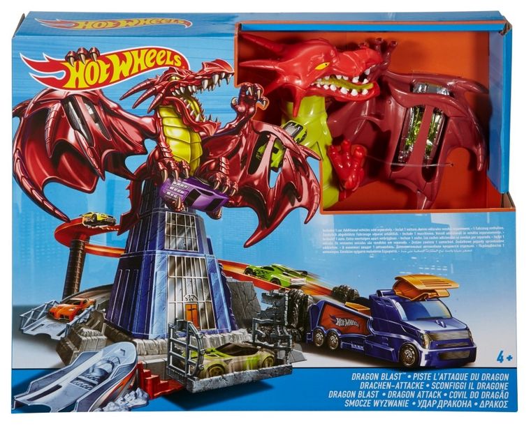 Hot Wheels, Smocze wyzwanie, zestaw torów