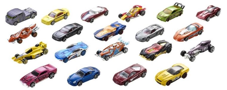 Hot Wheels, zestaw 10 autek