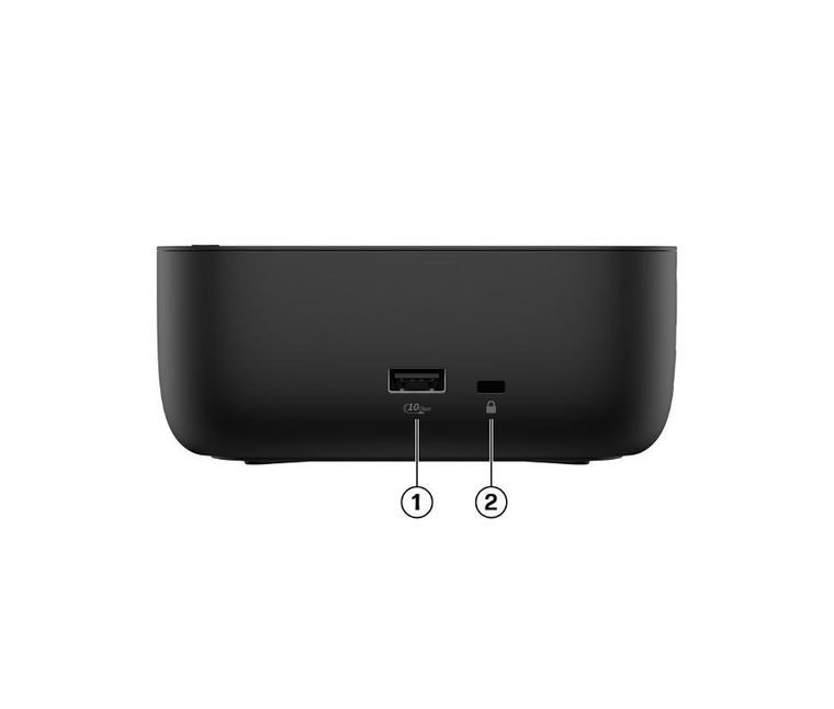 HP, Dock G6, stacja dokująca z zasilaczem, 100W, czarna
