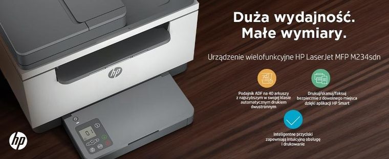 HP, Drukarka Wielofunkcyjna Hp Laserjet Mfp M234sdn