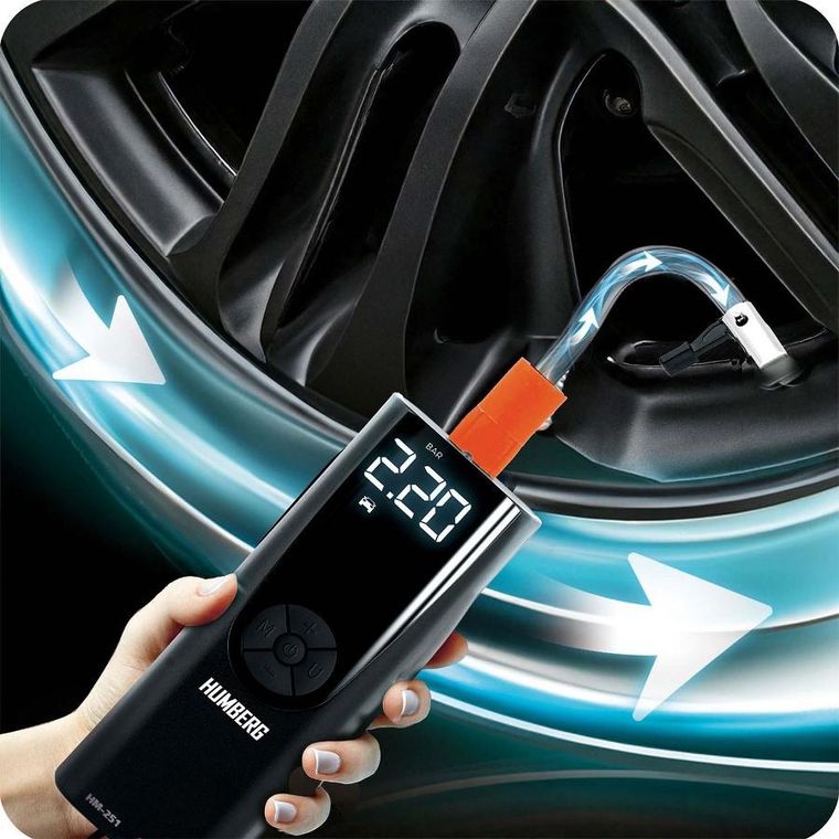 Humberg, kompresor elektryczny, bezprzewodowy