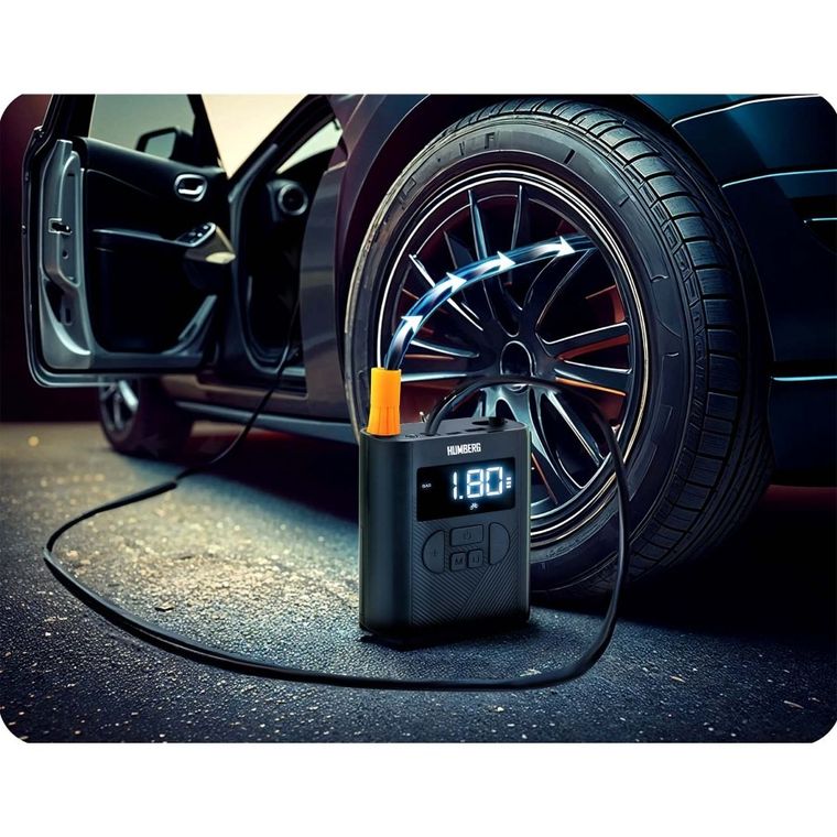 Humberg, kompresor elektryczny, bezprzewodowy