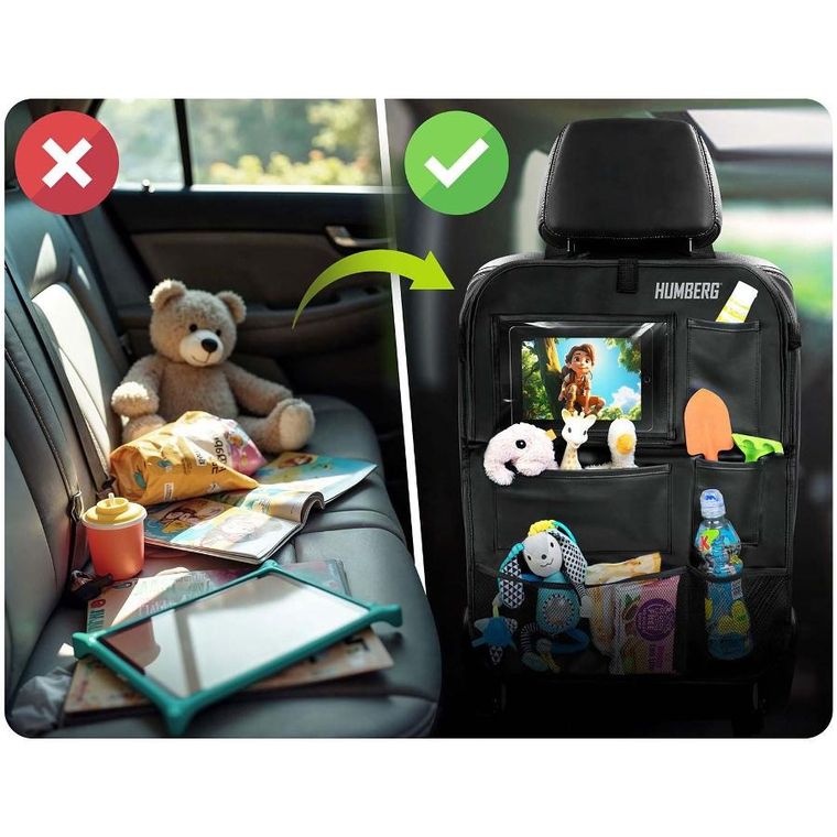 Humberg, organizer samochodowy, na siedzenie, ze stolikiem, HM-993