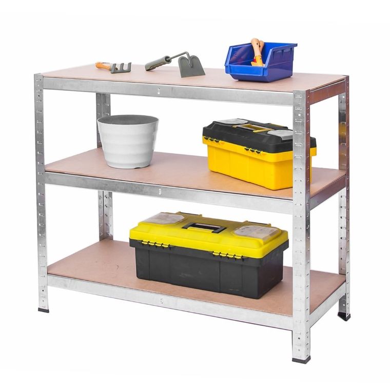 Humberg, regał metalowy, magazynowy, 2w1, 180-90-40 cm