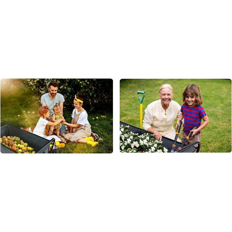 Humberg, wózek transportowy, składany, 80l