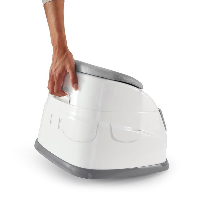 InGenuity, Baby Base 2-in-1, krzesełko wielofunkcyjne, szare