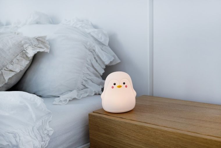 InnoGIO, GIOpenguin, silikonowa lampka nocna, Pingwin