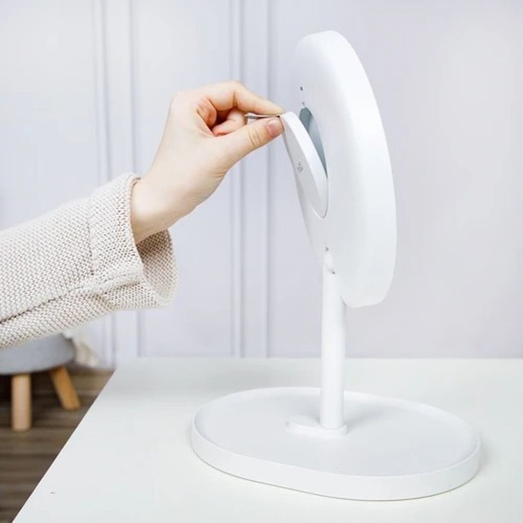 InnoGIO, GIOperfect Diamond Glow, lusterko kosmetyczne, z podświetleniem LED