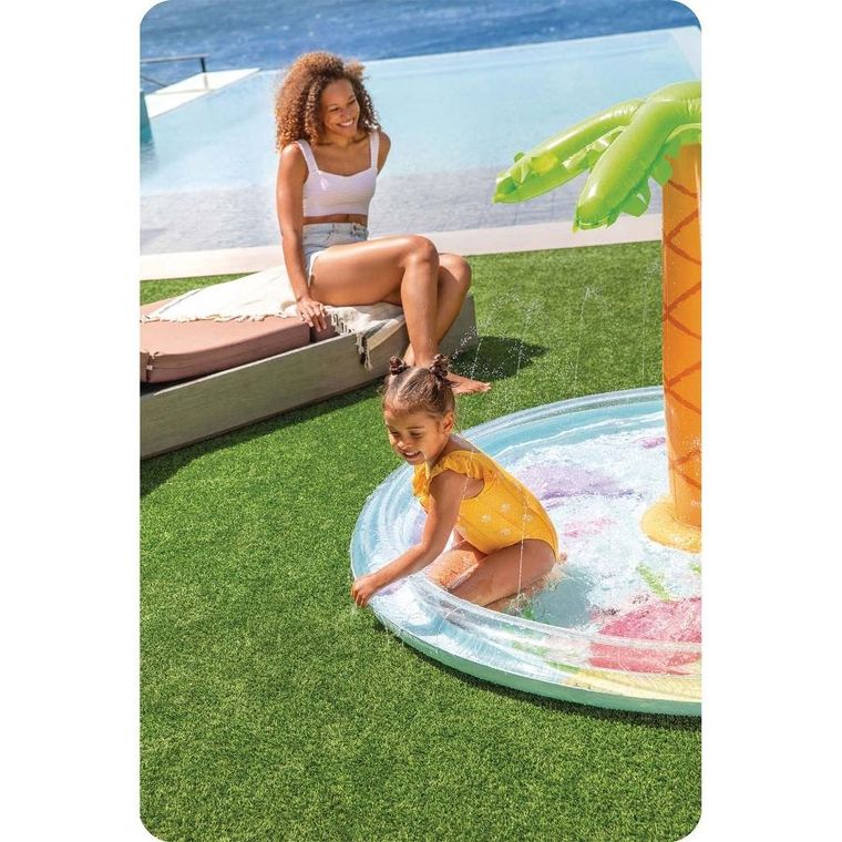 Intex, basen dmuchany, wyspa z palmą, 104-173 cm