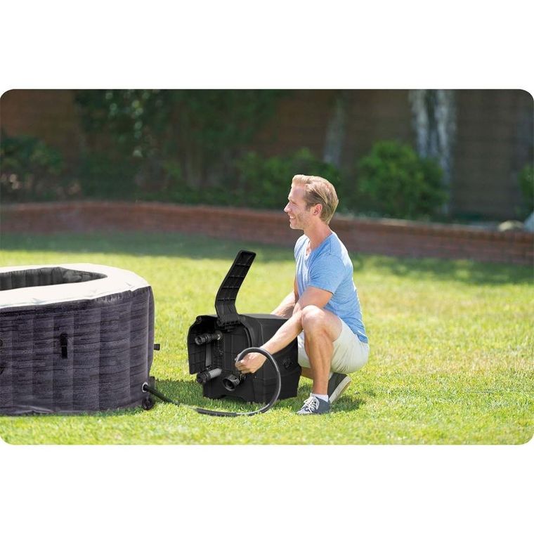 Intex, dmuchane SPA z hydromasażem, 4 osobowe + generator chloru