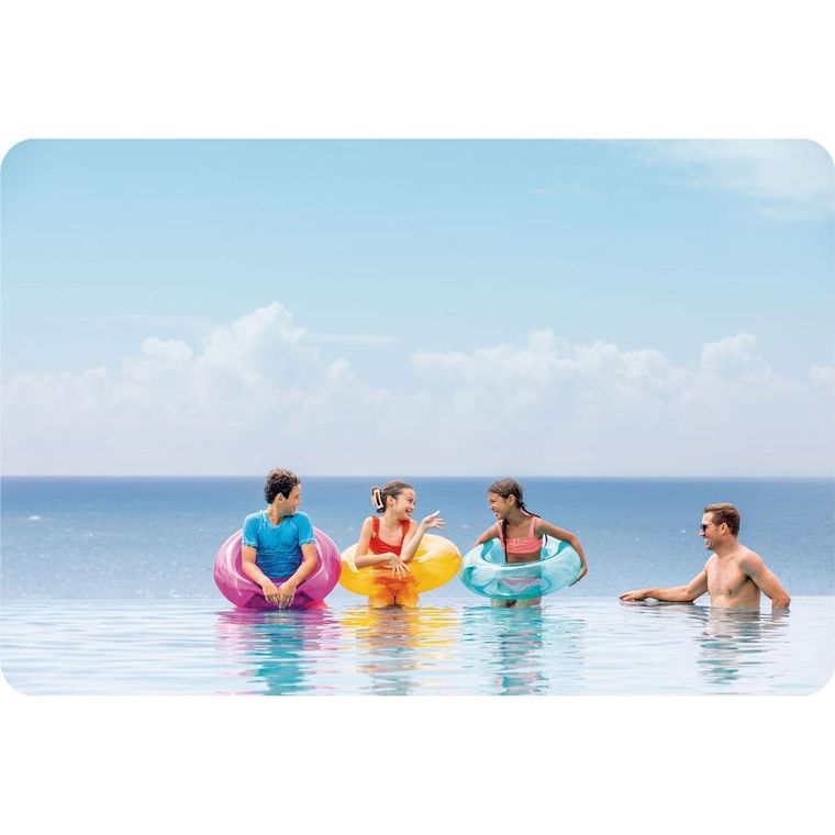 Intex, koło do pływania, pomarańczowe, 76 cm