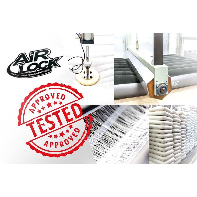 Intex, materac welurowy, z pompką elektryczną, 203-152-30 cm