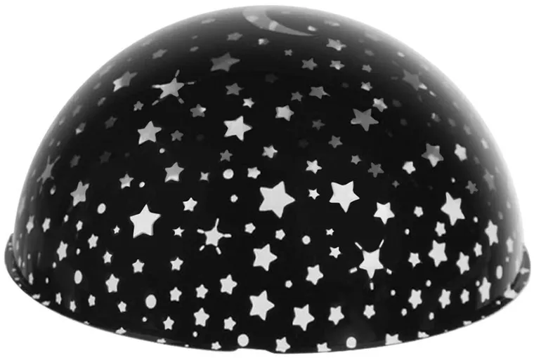 Izoxis, lampka nocna z projektorem, czarna