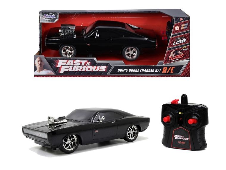 Jada Toys, Szybcy i wściekli, 1970 Dodge Charger, pojazd zdalnie sterowany, 1:16