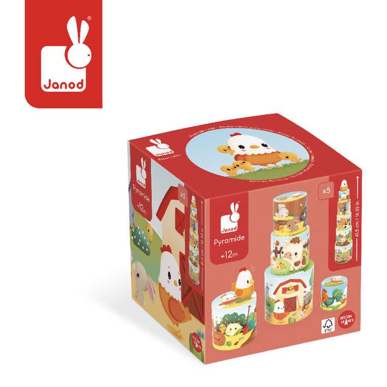 Janod, Farma, Piramida kura, 6 elementów