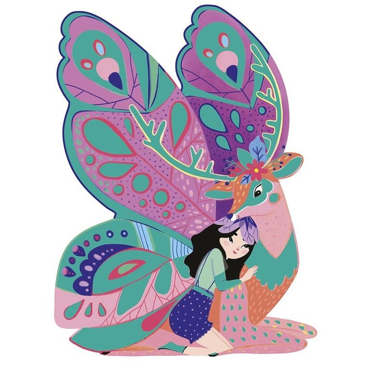 Janod, Wróżki Magic Fairies, multizestaw kreatywny, 11 dekoracji