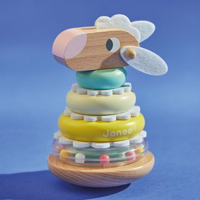 Janod, Zigolos, piramida, drewniana, wieża wańka-wstańka