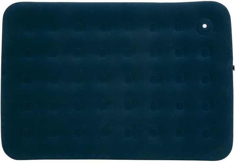 Jilong, materac flokowany z wbudowaną pompką nożną, 2-osobowy, 191-137-22 cm