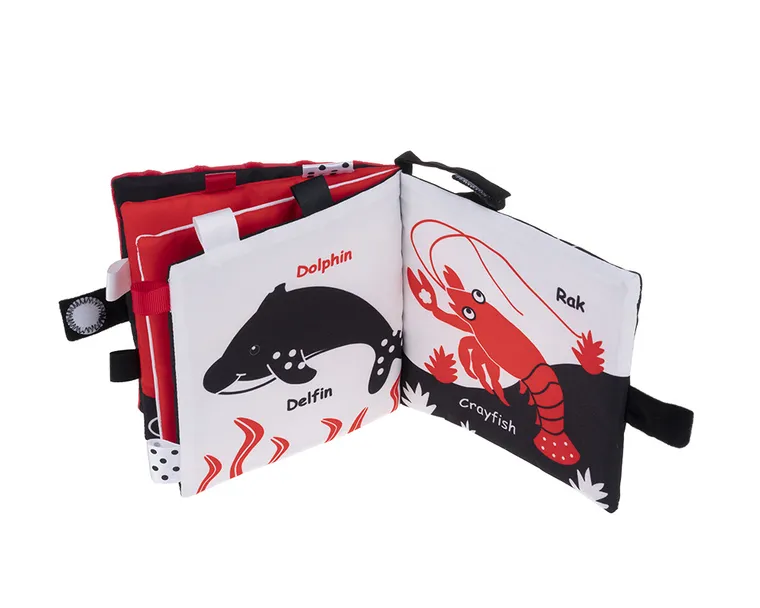 Jollybaby, książka sensoryczna, ocean