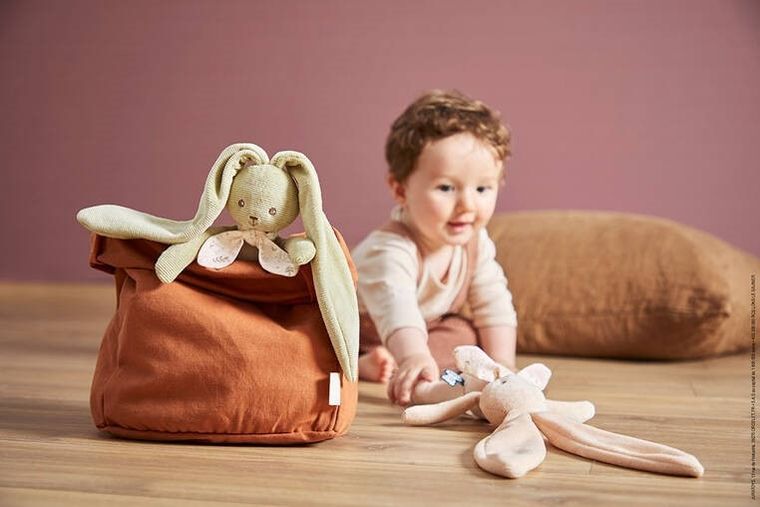 Kaloo, Lapinoo, Królik, maskotka w pudełku, brzoskwiniowa, 25 cm