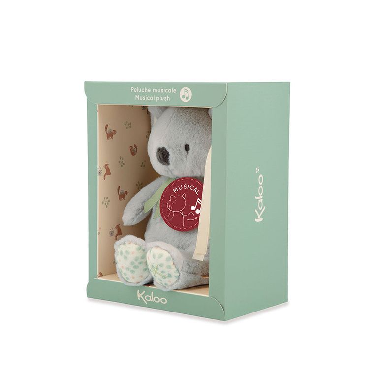 Kaloo, Petit Songe, Koala, przytulanka z pozytywką w pudełku, 20 cm