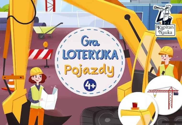 Kapitan Nauka. Loteryjka Pojazdy, gra edukacyjna
