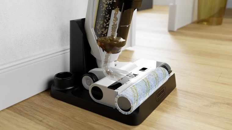 Karcher, mop elektryczny z funkcją odkurzania