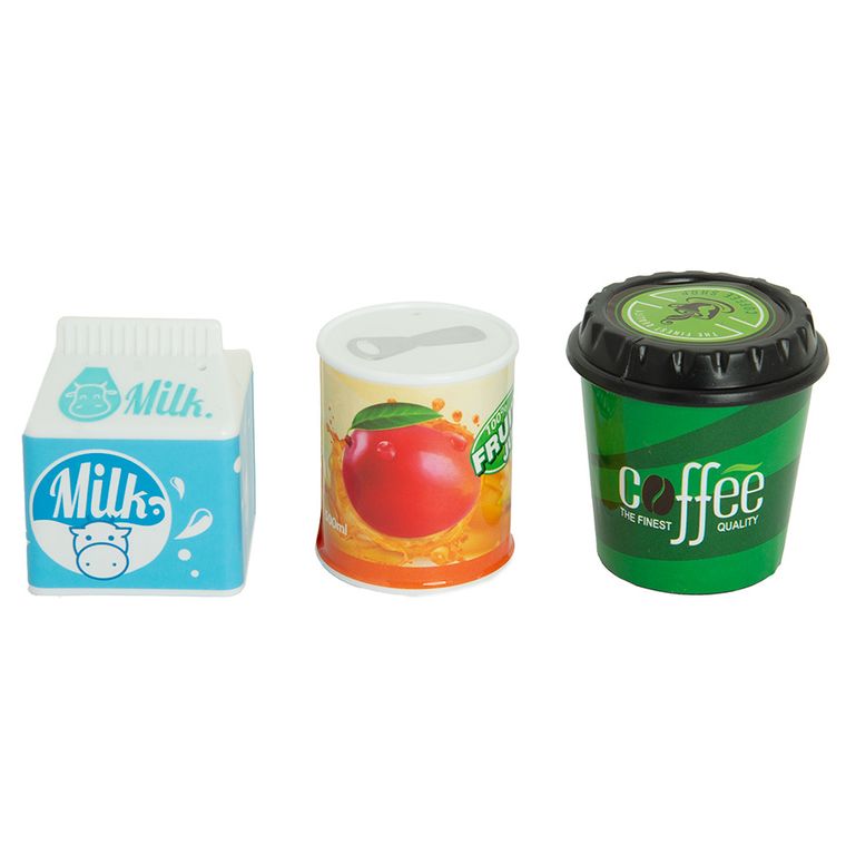 Kasa fiskalna z akcesoriami, światło i dźwięk, różowa