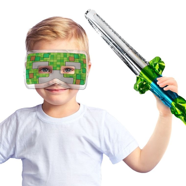 Kidea, Game, maska i miecz 3D, zestaw kreatywny