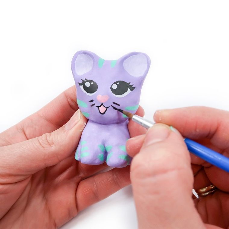 Kidea, glina samoutwardzalna, zestaw kreatywny, misie