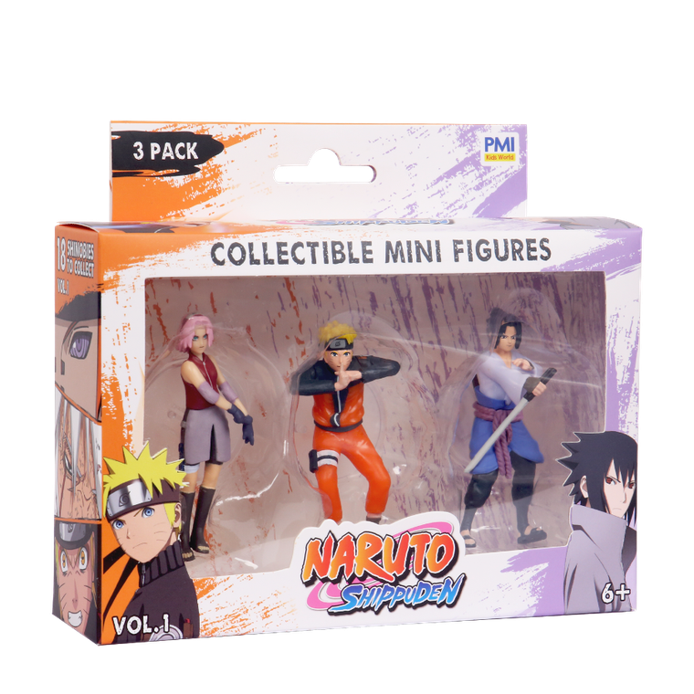 Kids World, Naruto, Shippuden, figurka kolekcjonerska, 3 szt.
