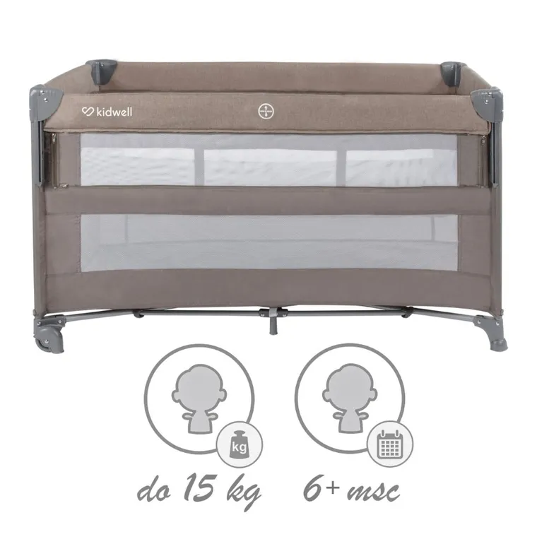 Kidwell, Blissy Lift, łóżeczko turystyczne, Beige