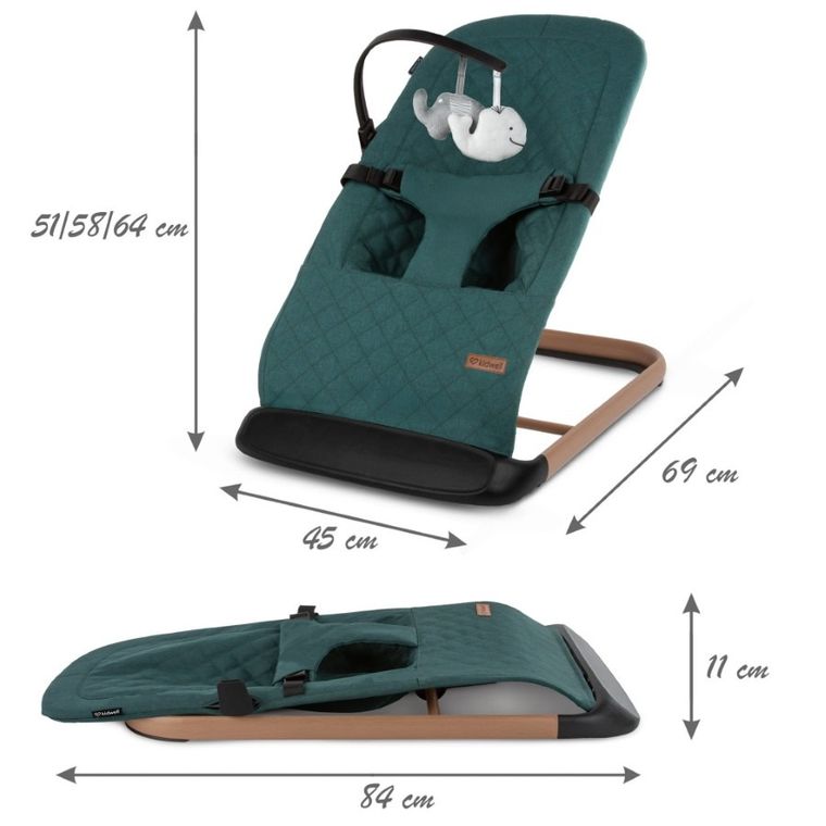 Kidwell, Laro, leżaczek bujaczek, Green Wooden