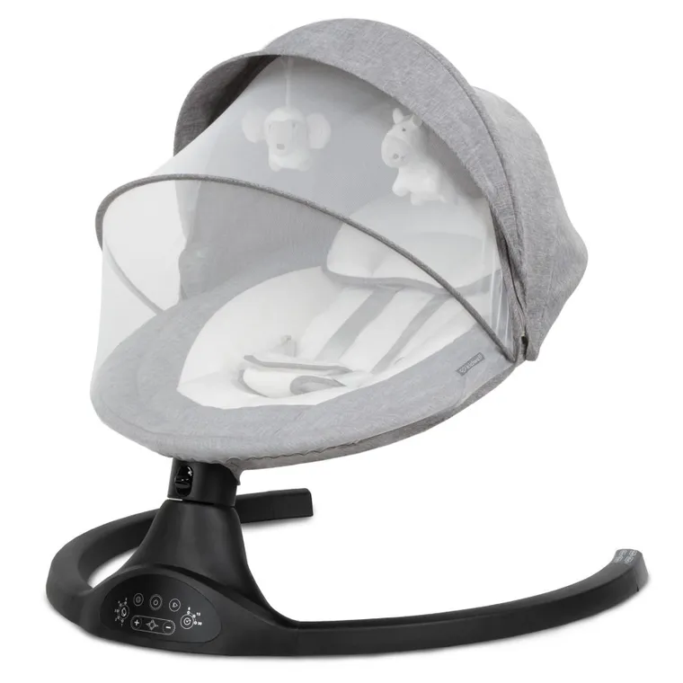 Kidwell, Luxi, bujaczek leżaczek 2w1, elektryczny, dark melange/black