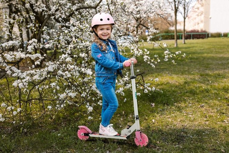 Kidwell, Skipo, hulajnoga, floral