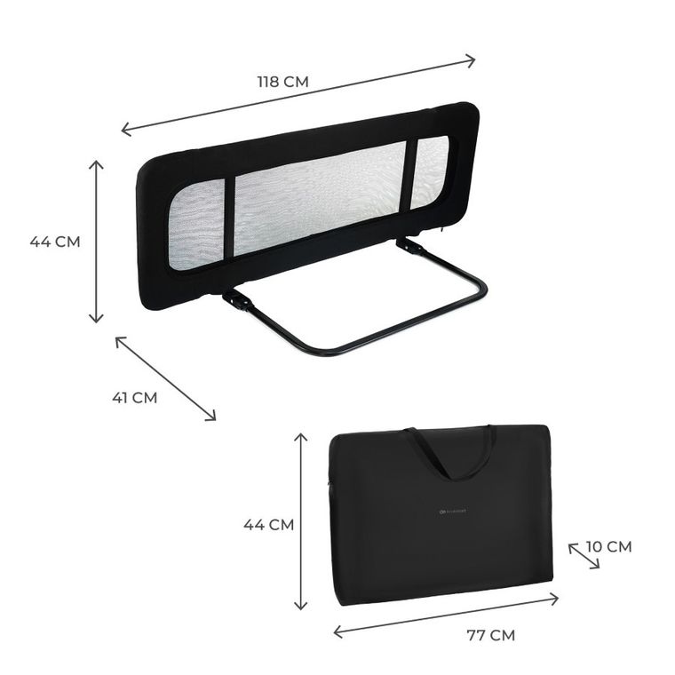 Kindekraft, Guard&Dream, barierka do łóżka, black