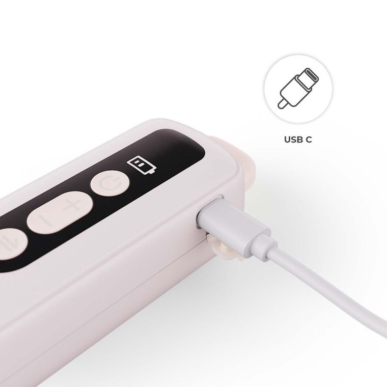 Kinderkraft, Hands-Free, podwójny laktator GentleFlow, pink