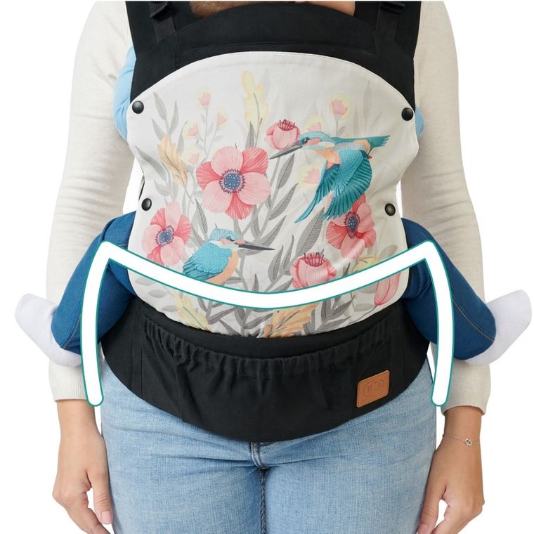 Kinderkraft, Huggy, Freedom Bird, nosidełko ergonomiczne
