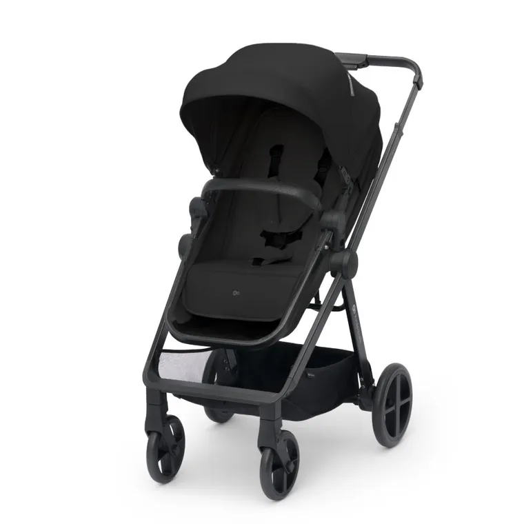 Kinderkraft, Newly, wózek wielofunkcyjny, 4w1, classic black