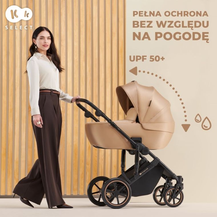 Kinderkraft, Prime 2, wózek wielofunkcyjny, 3w1, Shadow Grey
