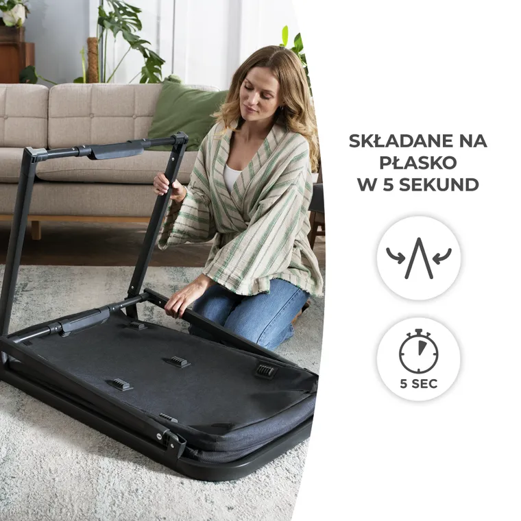 Kinderkraft, Sofi, łóżeczko turystyczne z funkcją kojca, Grey