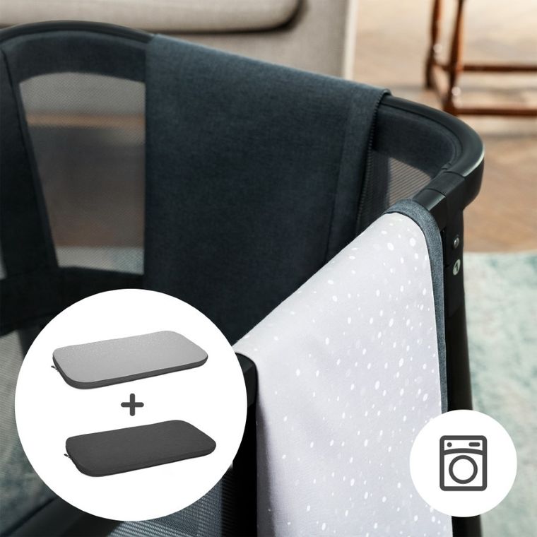 Kinderkraft, Sofi Plus, łóżeczko turystyczne, Grey