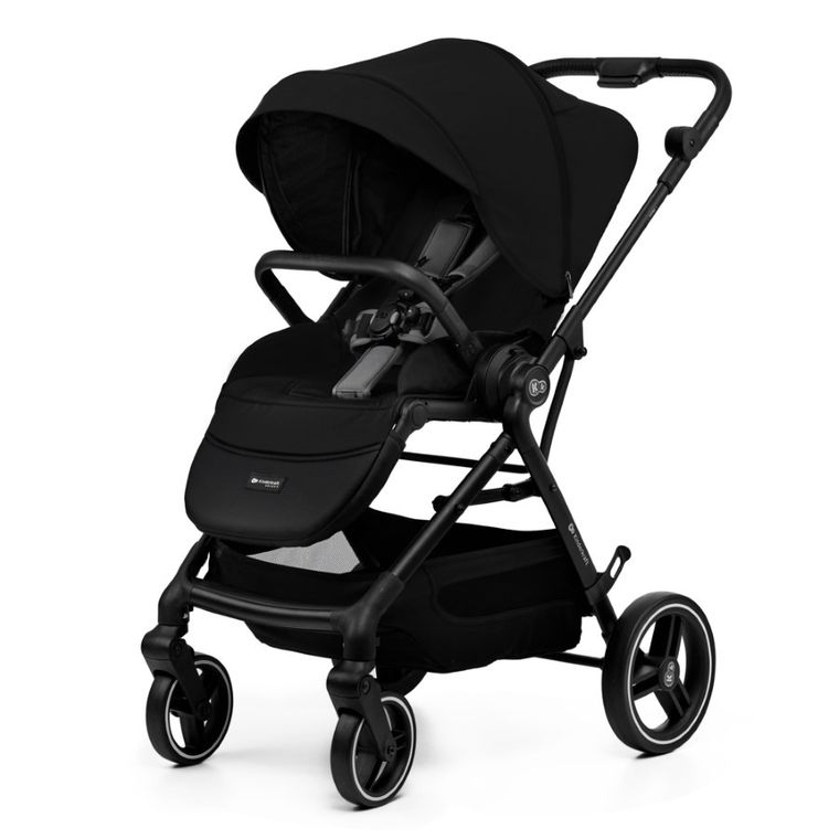 Kinderkraft, Yoxi, wózek wielofunkcyjny 2w1, Pure Black