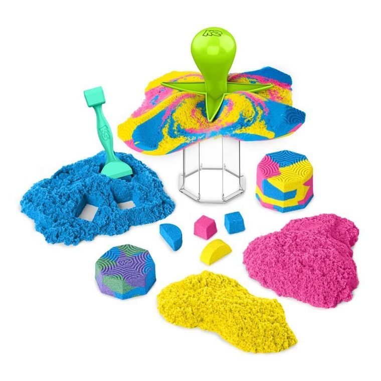 Kinetic Sand, Zgniataj i twórz, zestaw