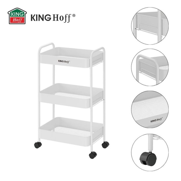 Kinghoff, mobilny barek, regał wielofunkcyjny, kh-1942