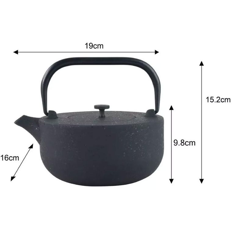 Kinghoff, zaparzacz żeliwny dzbanek z filtrem, 1.1l