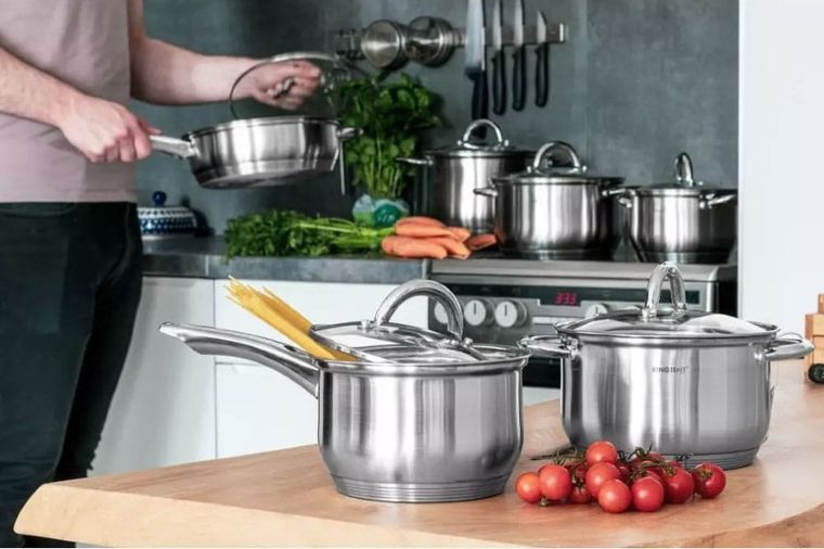 Kinghoff, zestaw garnków stalowych, 6 elementów, KH-4447