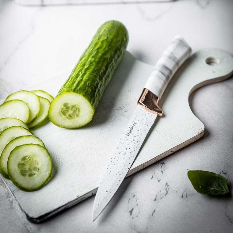 Kinghoff, zestaw noży kuchennych w bloku, 5 szt.