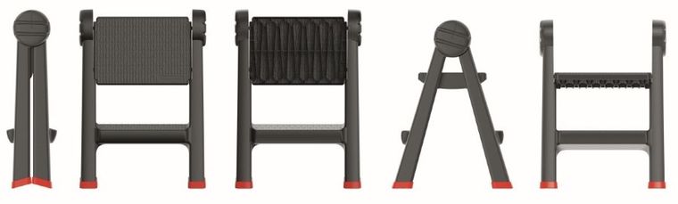 Kistenberg, drabinka, podest warsztatowy, składany